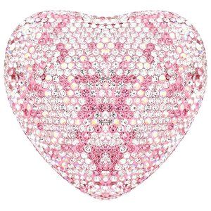 NWT Sparkling Rhinestone Crystal Valentine Heart Bling Jewelry Ring Box …